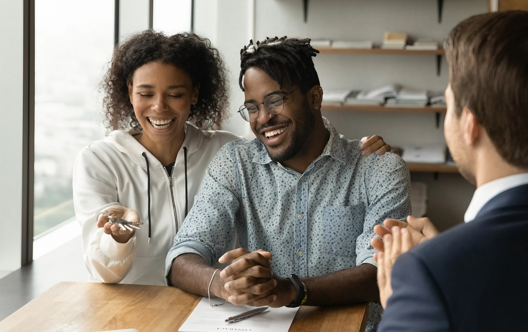 Professional real estate consultation meeting